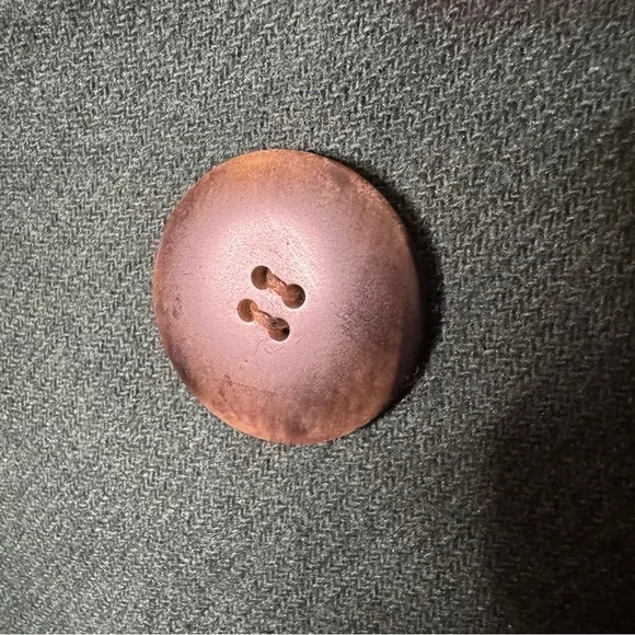 Vintage Victorian Forest-Green Wool Cloak - Picture 11 of 15